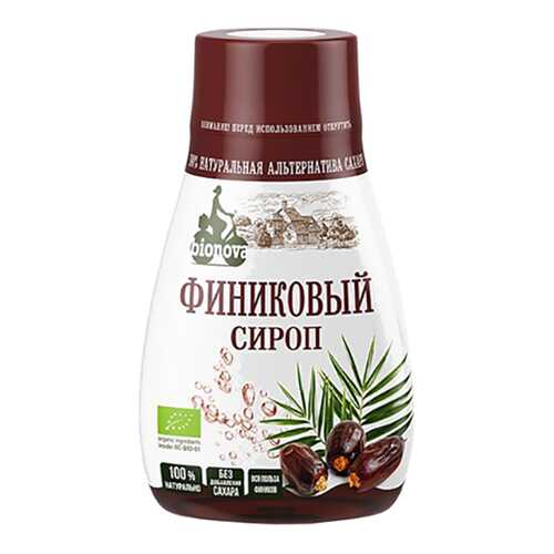 Сироп финиковый Bionova 230 г в Спар