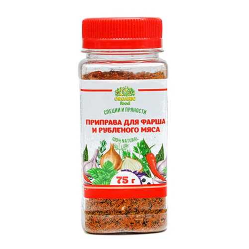 Приправа Organic food для фарша и рубленого мяса 75 г в Спар