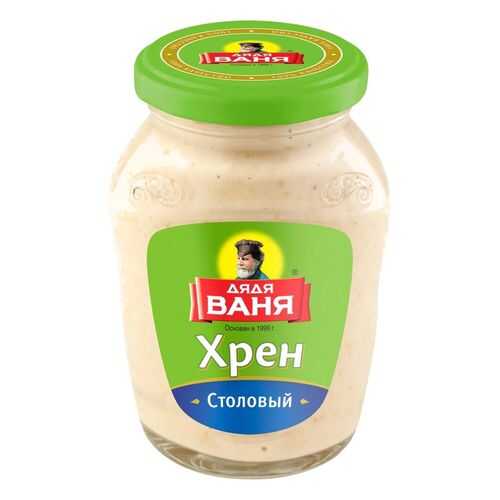 Хрен Дядя Ваня столовый 140 г в Спар
