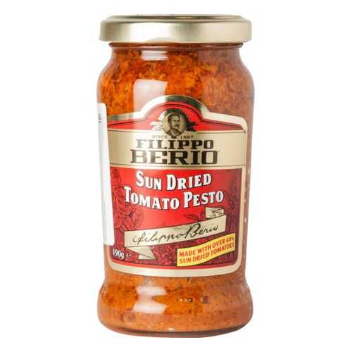 Соус Filippo Berio sun dried tomato pesto с сушеными томатами 190 г в Спар