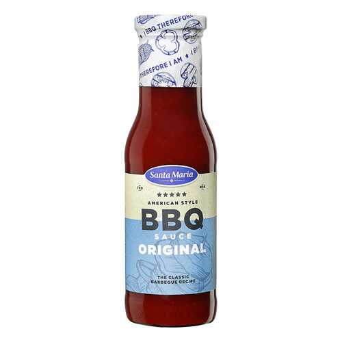 Соус Santa Maria BBQ оригинальный для гриля и шашлыка 355г Нидерланды в Спар