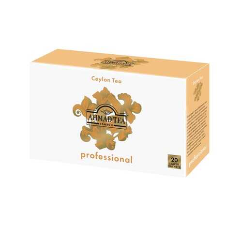 Чай Ahmad Tea Professional Цейлонский OP чёрный, листовой, в пакетах для чайников, 20х5г в Спар