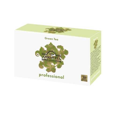 Чай Ahmad Tea Professional, Зелёный чай, листовой, в пакетах для чайников, 20х5г в Спар