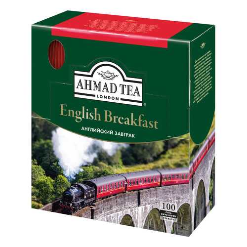 Чай черный Ahmad Tea english breakfast 100 пакетиков в Спар