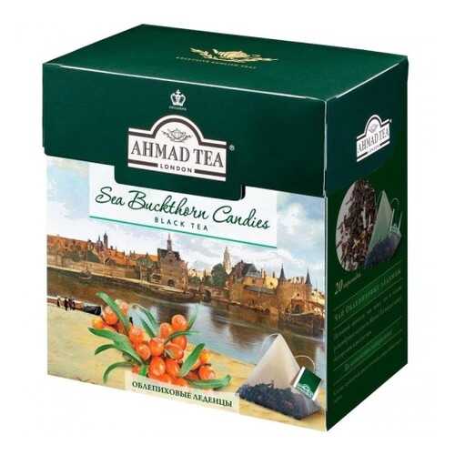 Чай черный Ahmad Tea облепиховые леденцы 20 пакетиков в Спар