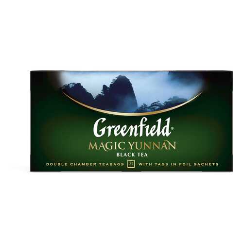 Чай черный Greenfield Magic Yunnan 25 пакетиков в Спар