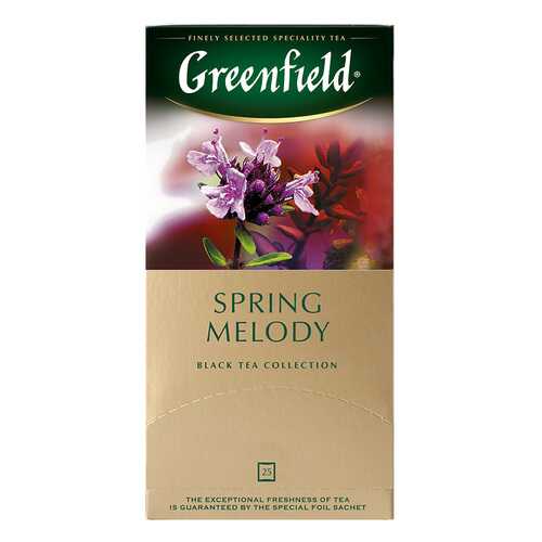Чай черный Greenfield Spring Melody 25 пакетиков в Спар