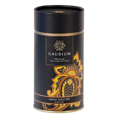 Чай чёрный индийский GAUDIUM Ассам Голд Типс 100г в Спар