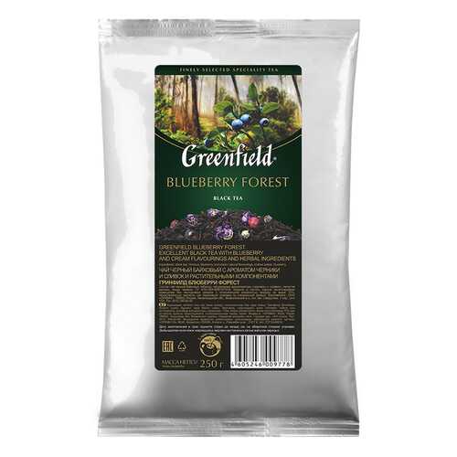 Чай черный листовой Greenfield Blueberry Forest 250 г в Спар