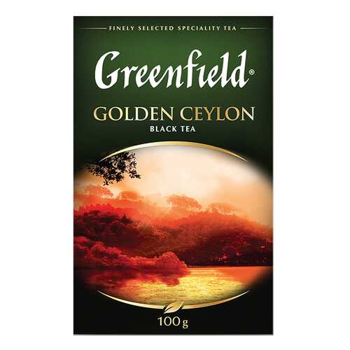 Чай черный листовой Greenfield Golden Ceylon 100 г в Спар