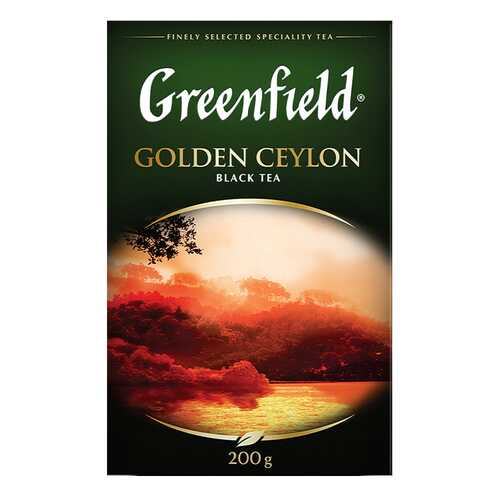 Чай черный листовой Greenfield Golden Ceylon 200 г в Спар