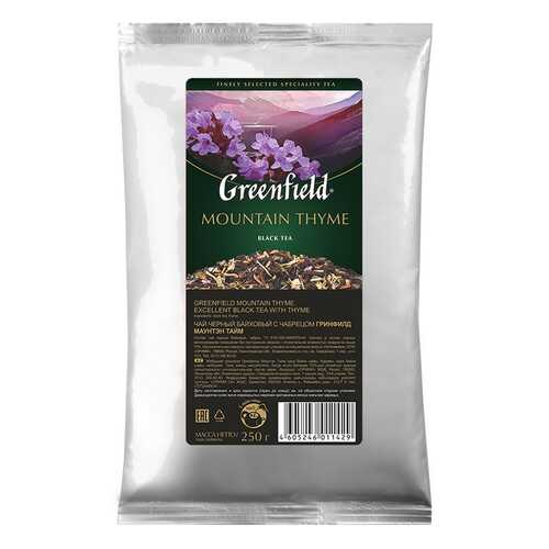 Чай черный листовой Greenfield Mountain Thyme 250 г в Спар