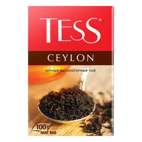 Чай черный листовой Tess Ceylon 100 г в Спар