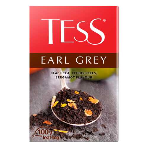 Чай черный листовой Tess Earl Gray 100 г в Спар