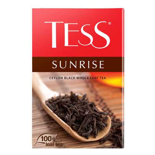 Чай черный листовой Tess Sunrise 100 г в Спар