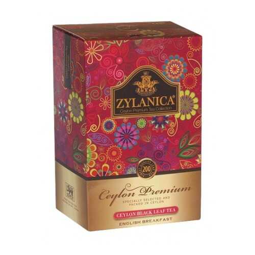 Чай черный листовой Zylanica ceylon premium collection английский завтрак FBOP 200 г в Спар