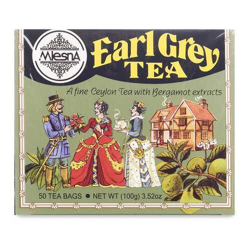 Чай черный Mlesna Earl Grey с ароматом бергамота Евро-Скан Экспорт 50 пак*2г Шри-Ланка в Спар