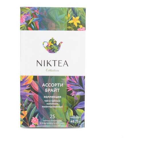 Чай черный Niktea Assorti Bright Ассорти 25 х 2 г к/к Россия в Спар