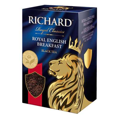 Чай черный Richard royal english breakfast листовой 90 г в Спар