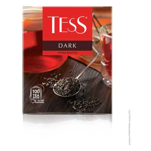 Чай черный Tess Dark 100 пакетиков в Спар