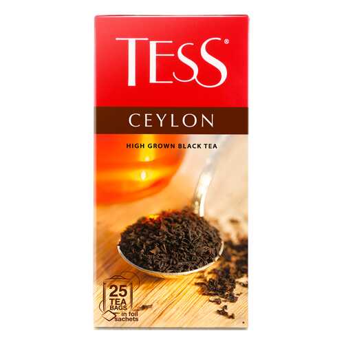 Чай черный Tess Sunrise 25 пакетиков в Спар