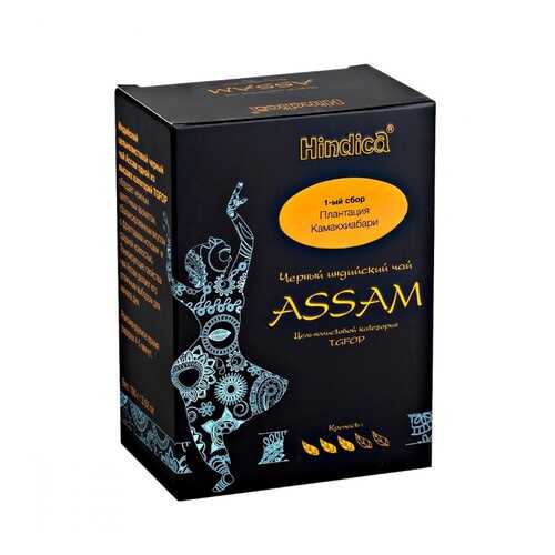 Чай Hindica Assam черный листовой 100 г в Спар