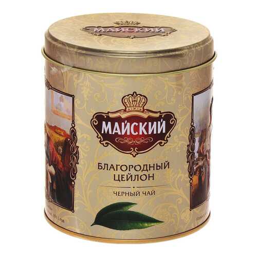 Чай Майский благородный цейлон черный крупнолистовой 90 г в Спар