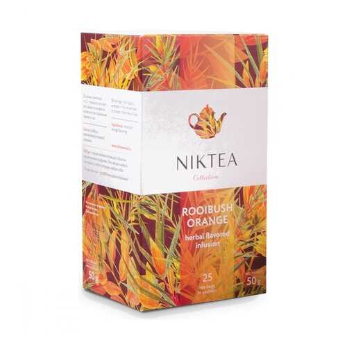 Чай Niktea Rooibush Orange травяной 25 пакетиков в Спар