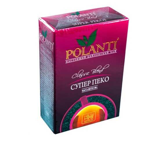 Чай Поланти Супер Пеко 100 грамм черный в Спар