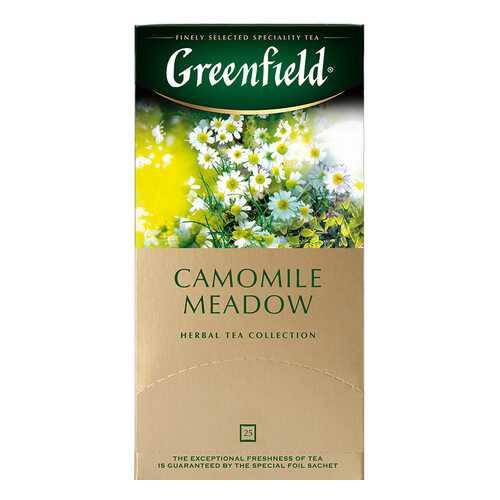 Чай травяной Greenfield Camomile Medow 25 пакетиков в Спар