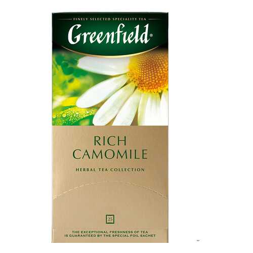 Чай травяной Greenfield Rich Camomile 25 пакетиков в Спар