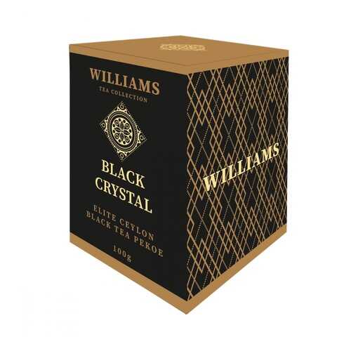 Чай Williams Black Crystal черный цейлонский Pekoe 100 г в Спар