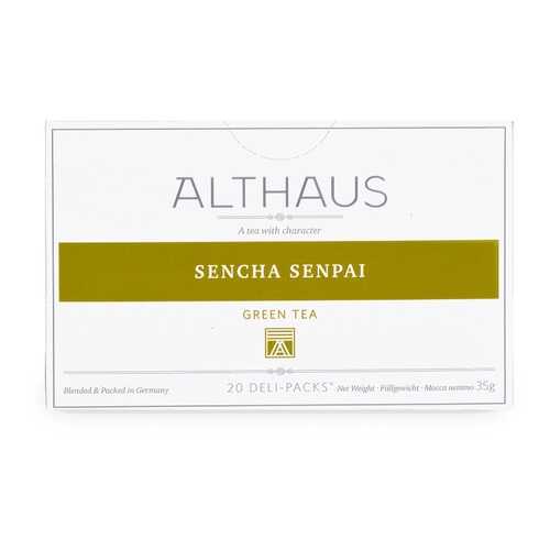Чай зеленый Althaus Сенча Сенпай 20 х 1.8 г Германия в Спар