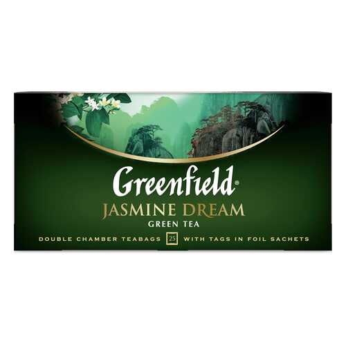Чай зеленый Greenfield Jasmine Dream 25 пакетиков в Спар