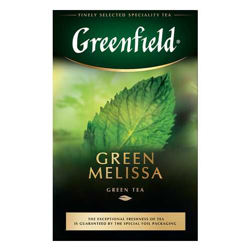 Чай зеленый листовой Greenfield Green Melissa 85 г в Спар