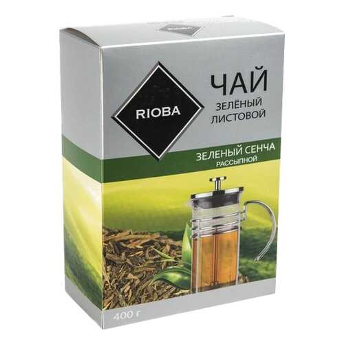 Чай зеленый Rioba сенча рассыпной листовой крупный 400 г в Спар