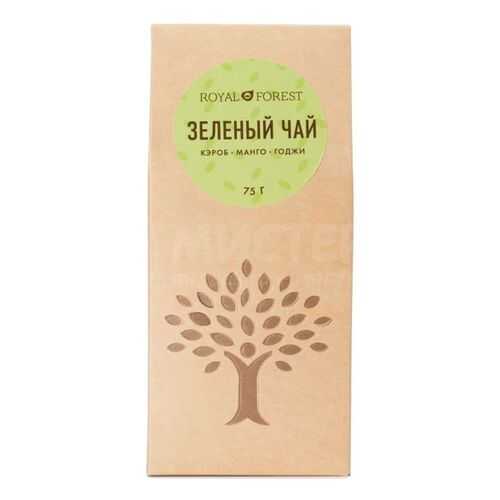Чай зеленый Royal Forest Кэроб манго годжи 75г в Спар