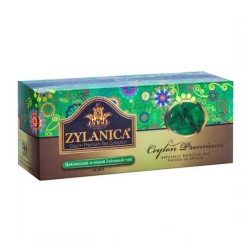 Чай зеленый в пакетиках для чашки Zylanica ceylon premium collection 25*2 г в Спар