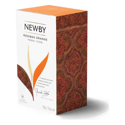 Чайный напиток NEWBY Ройбос Апельсин 25*2 50г в Спар
