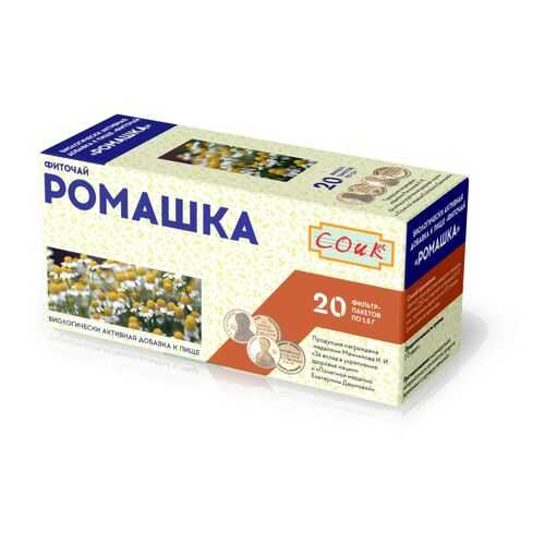 Фиточай ромашка цветки 20*1.5 г в Спар