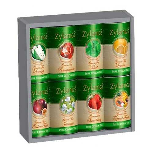 Набор зеленого чая Zylanica Flavoured Green Tea с фруктовыми и цветочными добавками в Спар