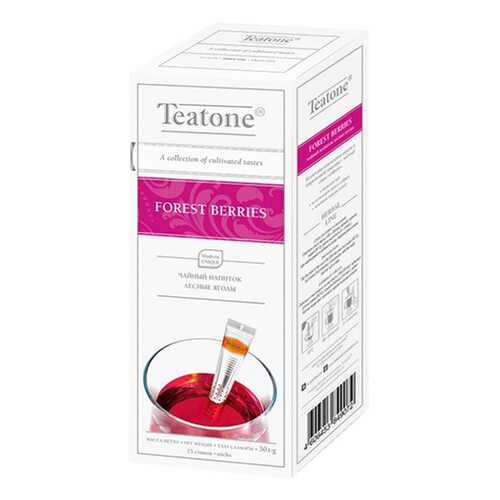 Напиток чайный Teatone forest berries лесные ягоды в стиках 15 пакетиков в Спар