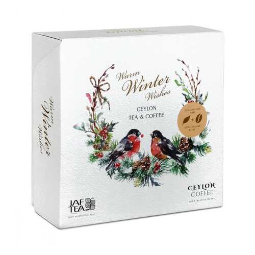 Подарочный набор Jaf Tea Warm Winter Wishes чай черный листовой и кофе зерновой в Спар