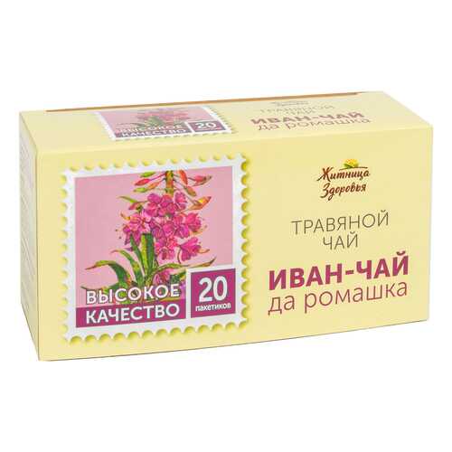 Травяной чай Житница здоровья иван чай да ромашка фильтр пакеты 20*1.5 г в Спар