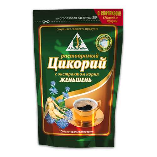 Цикорий Айсберг и Ко с экстрактом корня женьшень м/у 100 г в Спар