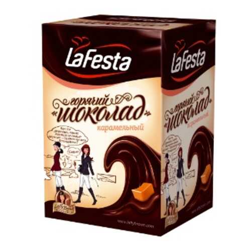 Горячий шоколад La Festa карамель 22 г 10 штук в Спар