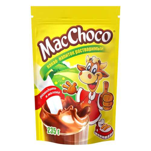 Какао-напиток растворимый т.з. MacChoco, д/пак 235г*24 в Спар