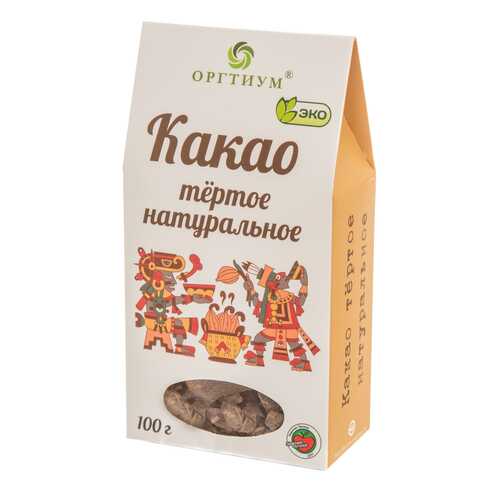 Какао-тертое Оргтиум 100 г в Спар