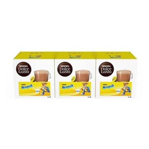 Смесь сухая Nescafe Dolce Gusto Nesquik 3 штуки по 256 г в Спар