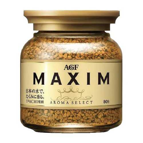 Кофе AGF Maxim растворимый gold blend 80 г в Спар
